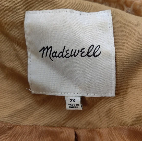 Madewell Sherpa Jacket Size 2XL - Picture 5 of 6